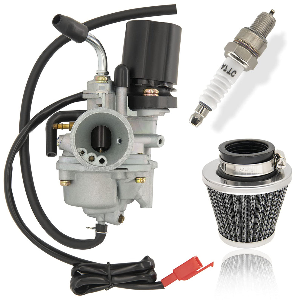 CMOOD 2-stroke carburetor top view for easy mounting and reliable airflow.