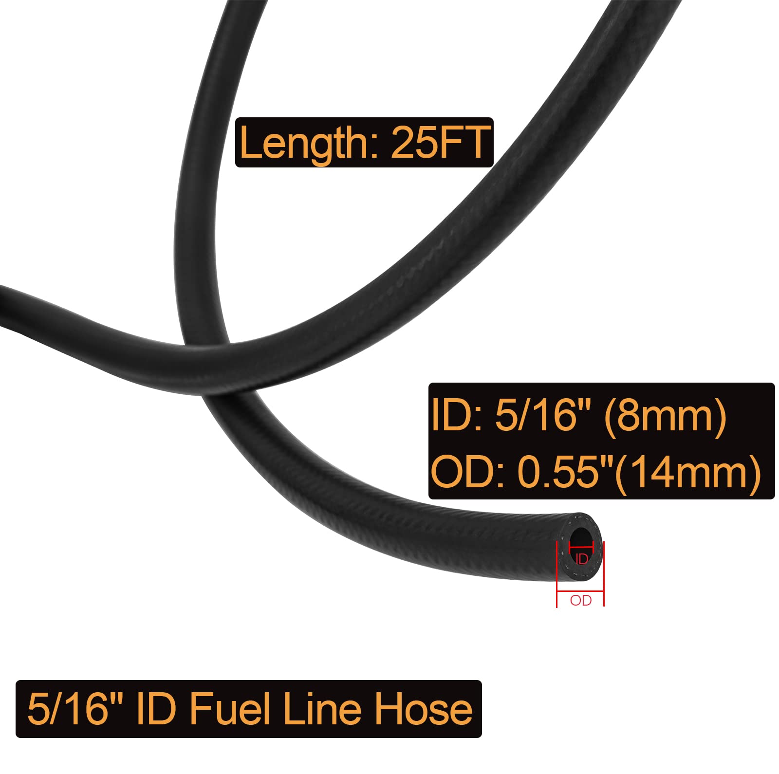 CMOOD SAE 30R7 hose end connector visible for secure connections.