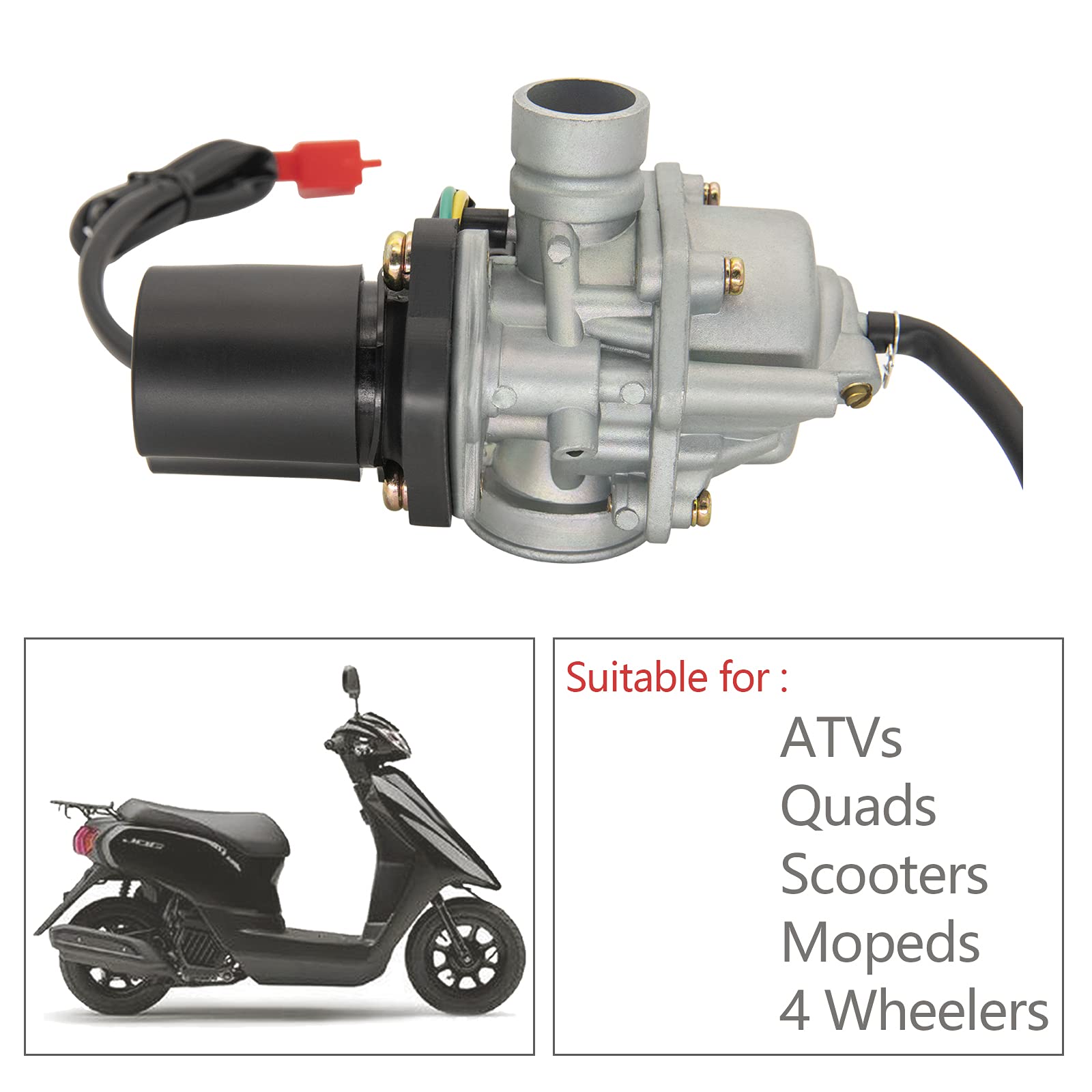CMOOD carb installed on an ATV like Dino JP Beast for smooth power.