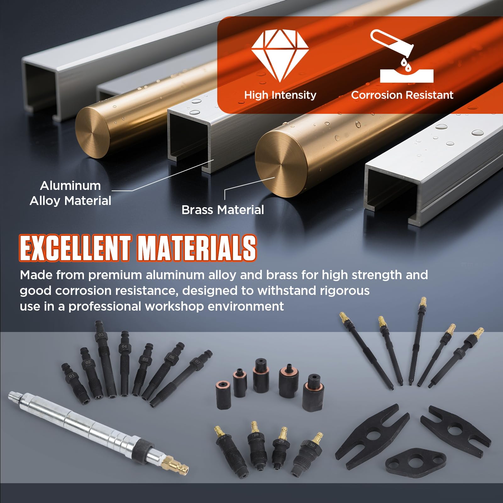 CMTOOL long 9.8-inch extension tube aids reach.