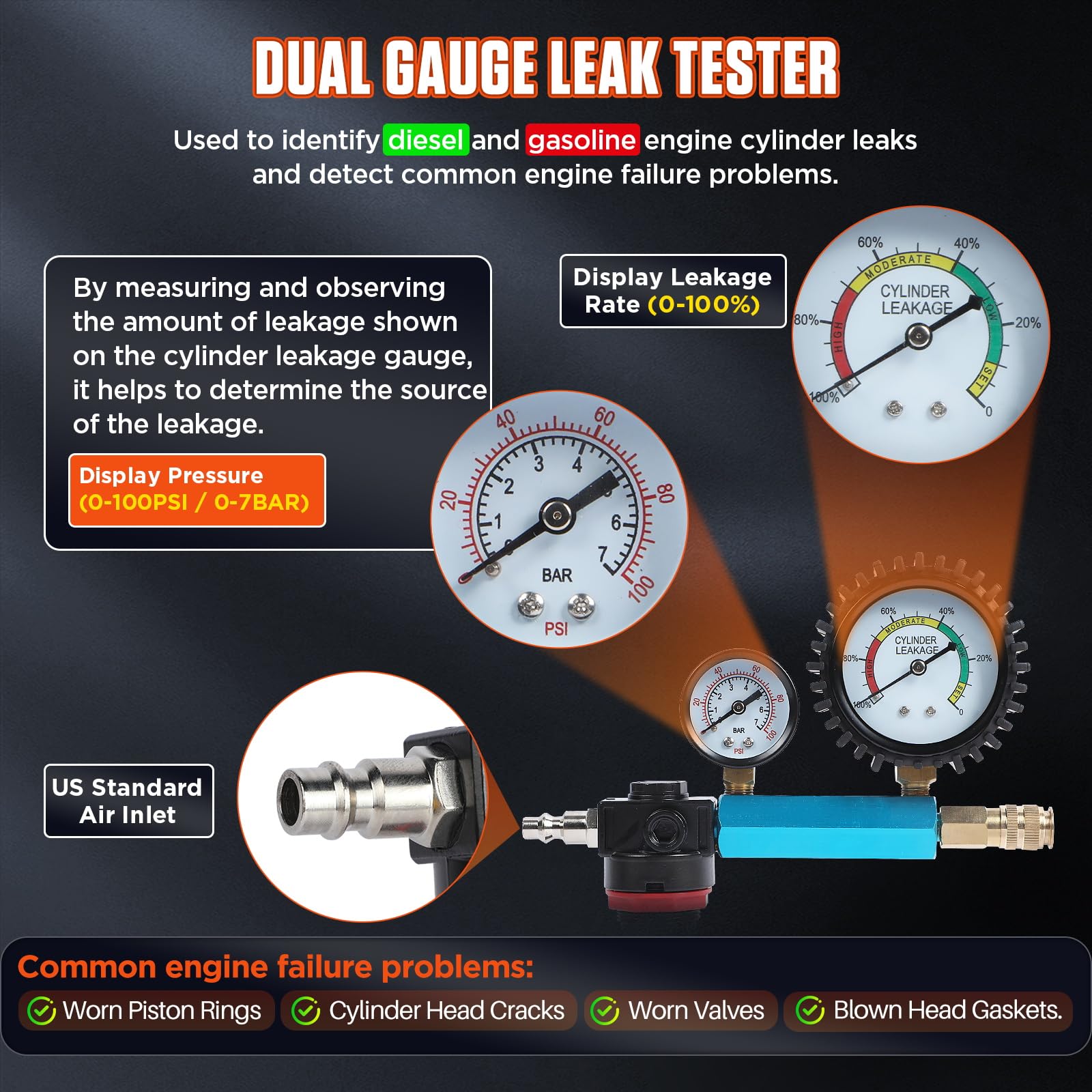 CMTOOL durable aluminum-brass tester hardware withstands high pressure.
