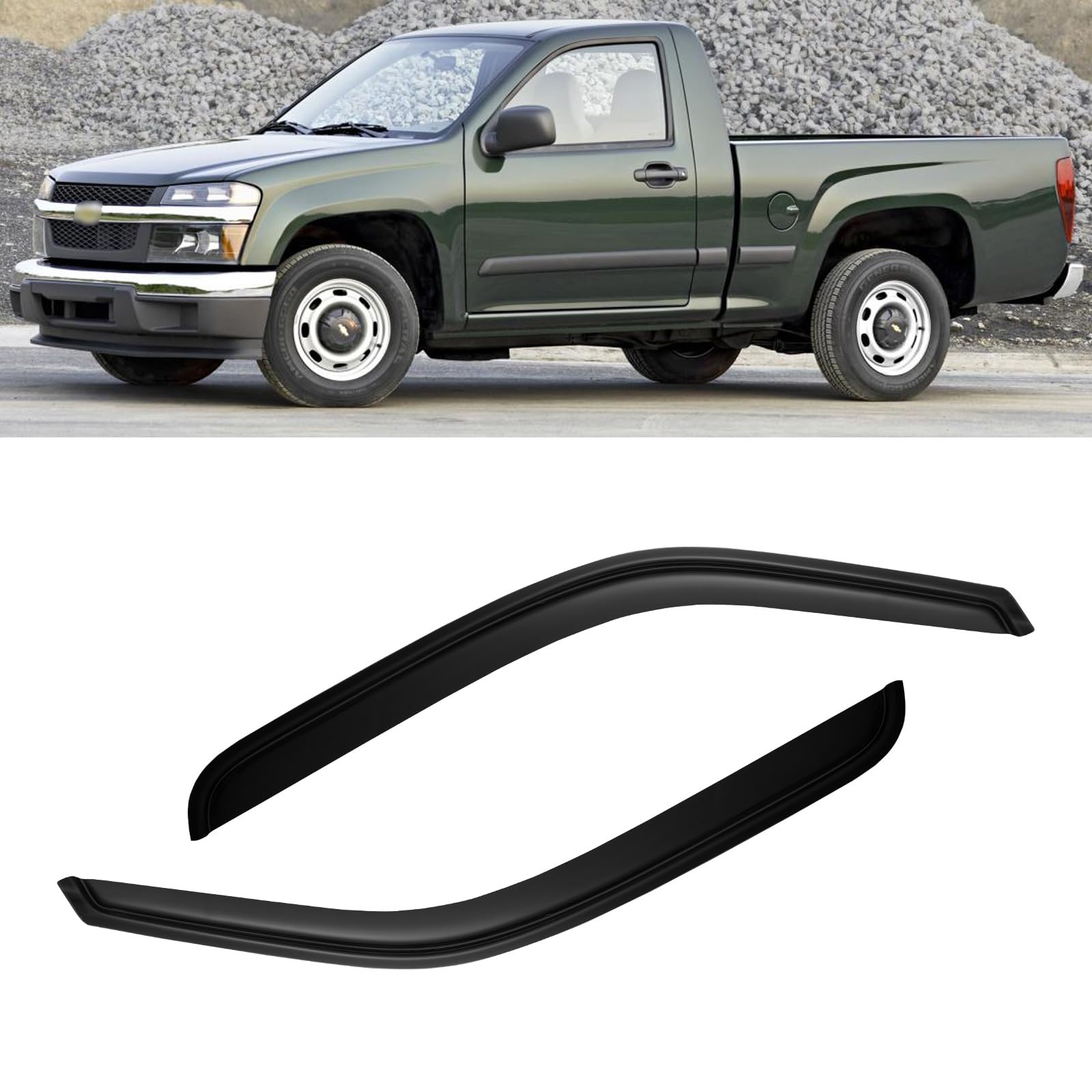 CMVT Auto dark smoke visor adds cab aesthetics with protection.