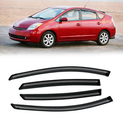 CMVT Auto Prius window visor, outside-mount 4pcs, keeps rain out while letting fresh air in
