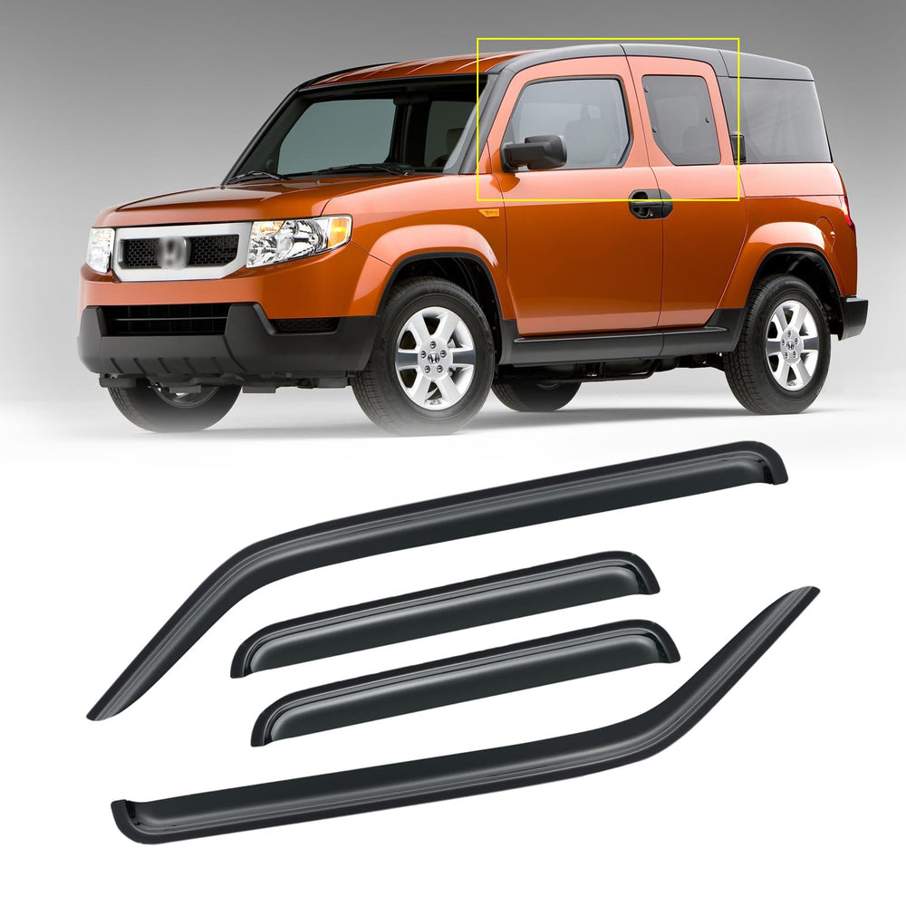 CMVT Auto window visor easy installation with external mount; test fit first.