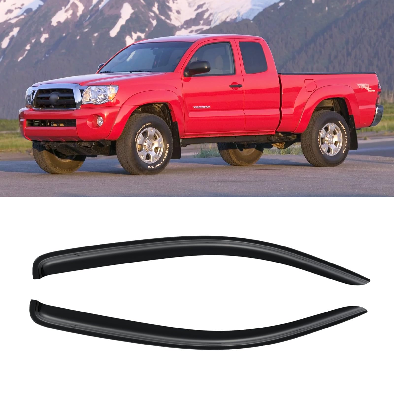 CMVT Auto visibility and protection with rain guard and airflow