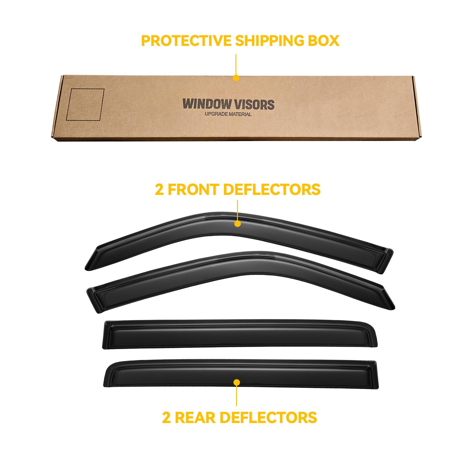 CMVT Auto dark-smoke shields enhance the look of Honda Pilot