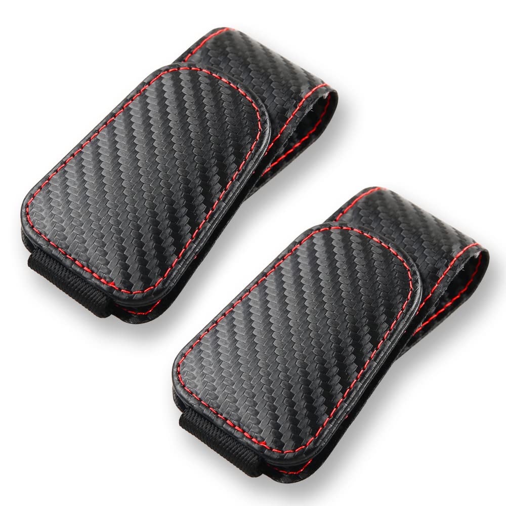 CMWWYFC car sunglasses holder magnetic clip keeps glasses secure.