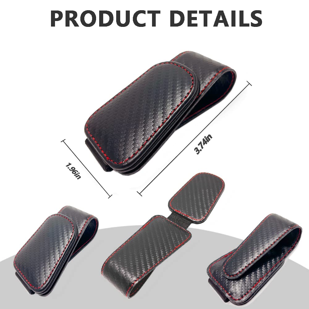CMWWYFC durable leather wrap protects glasses.