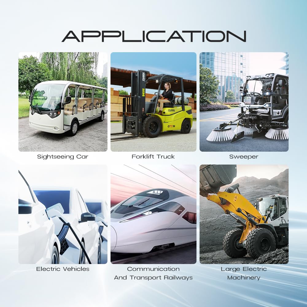Cnaodun applications usage scene suitable for winches, carts, and solar devices.