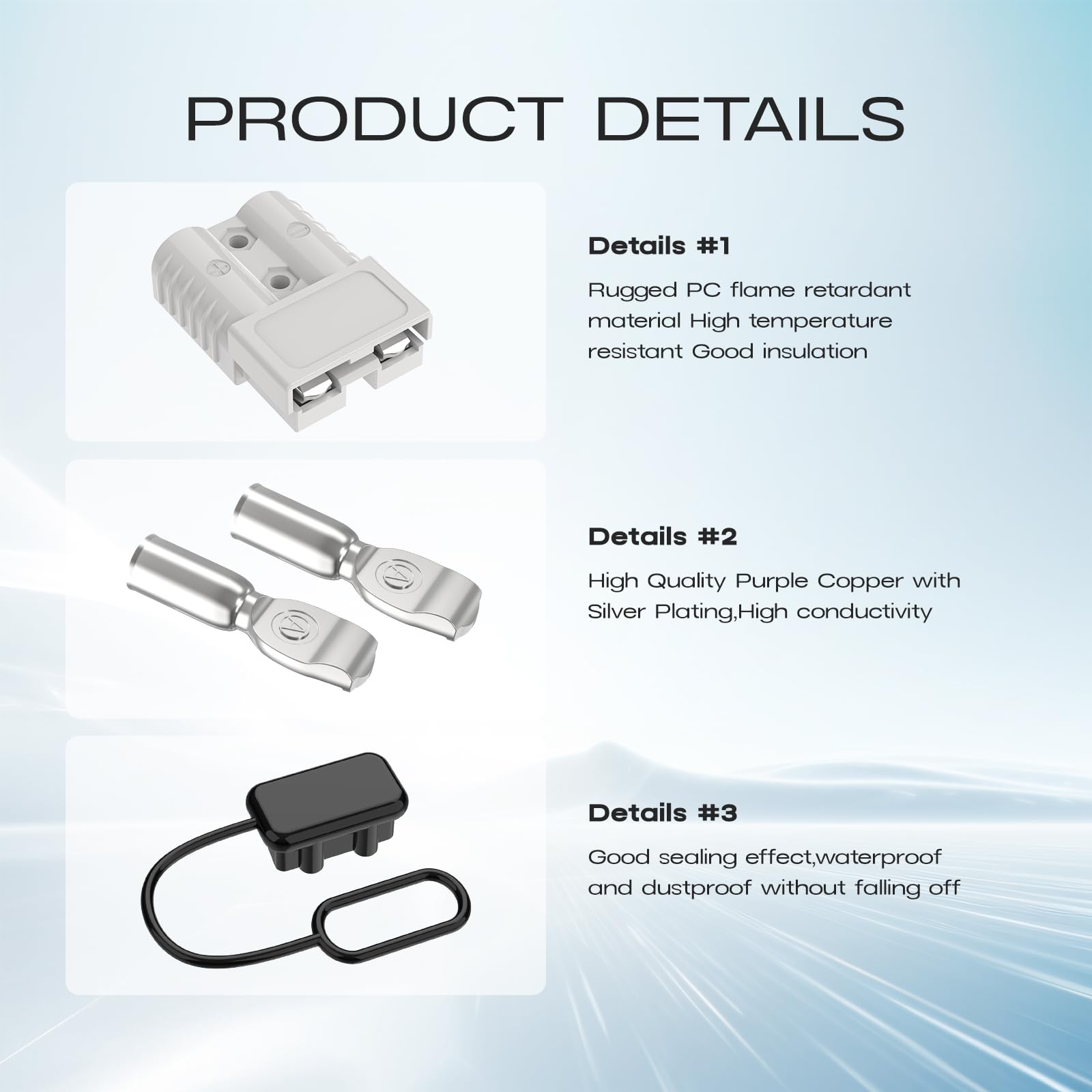 Cnaodun easy installation connector for fast connections