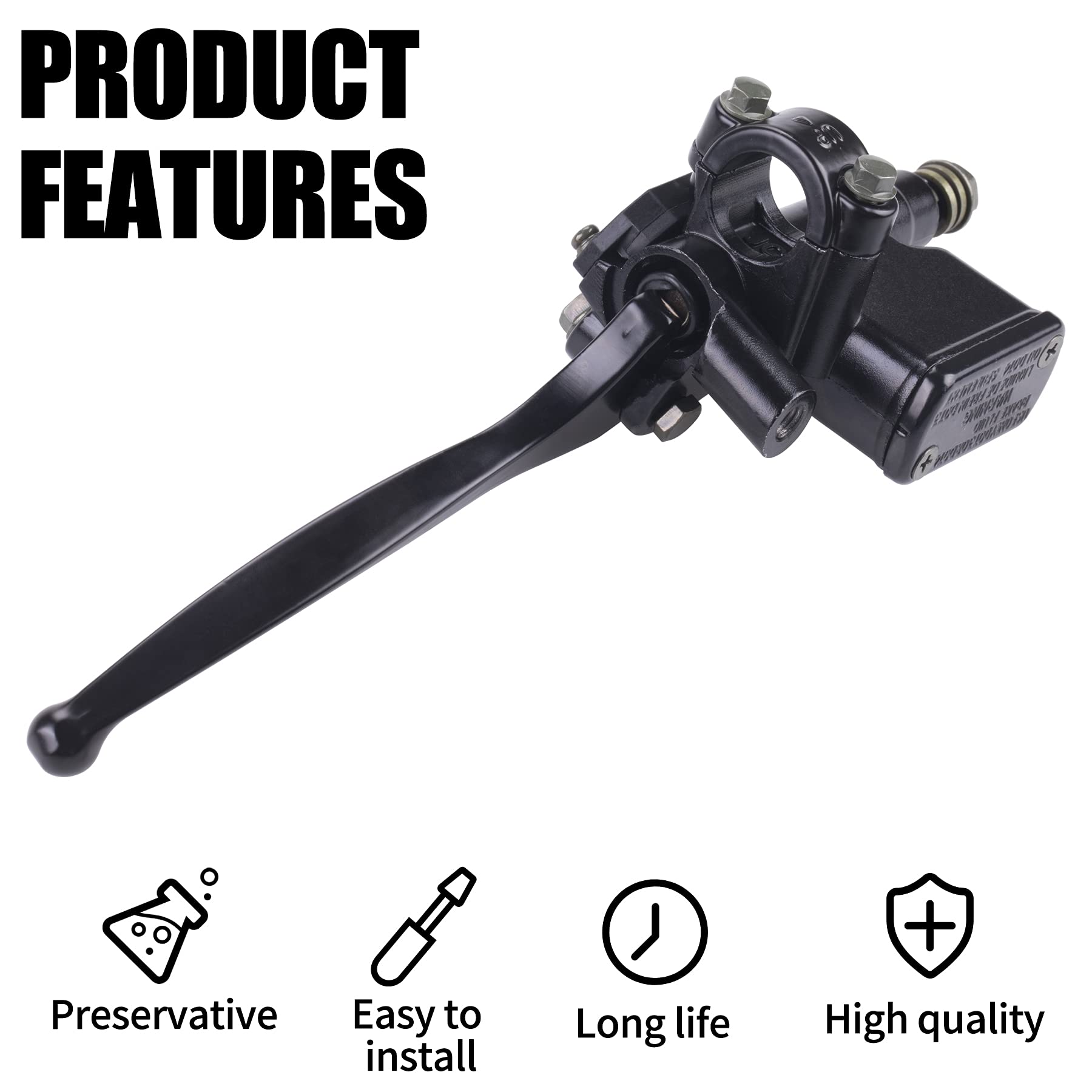 CNCMOTOK brake lever for GY6 scooters supports 50cc–250cc engines.