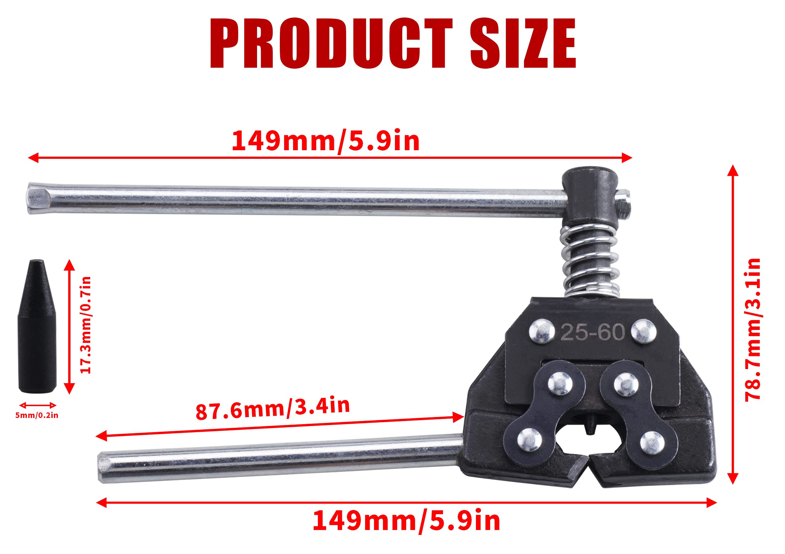 CNCMOTOK chain detacher demonstrates pin removal without tools