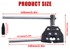 CNCMOTOK chain detacher demonstrates pin removal without tools
