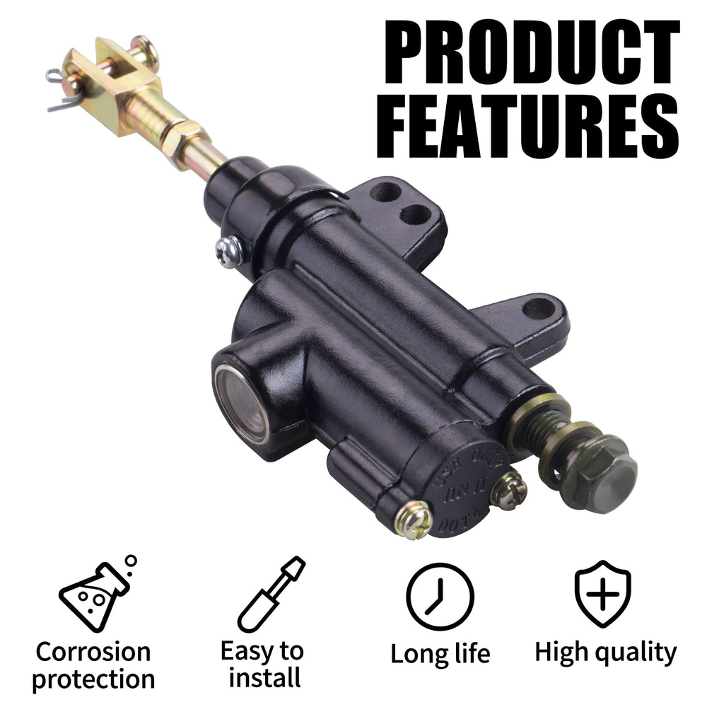 CNCMOTOK hydraulic foot brake provides responsive stopping for confident rides.