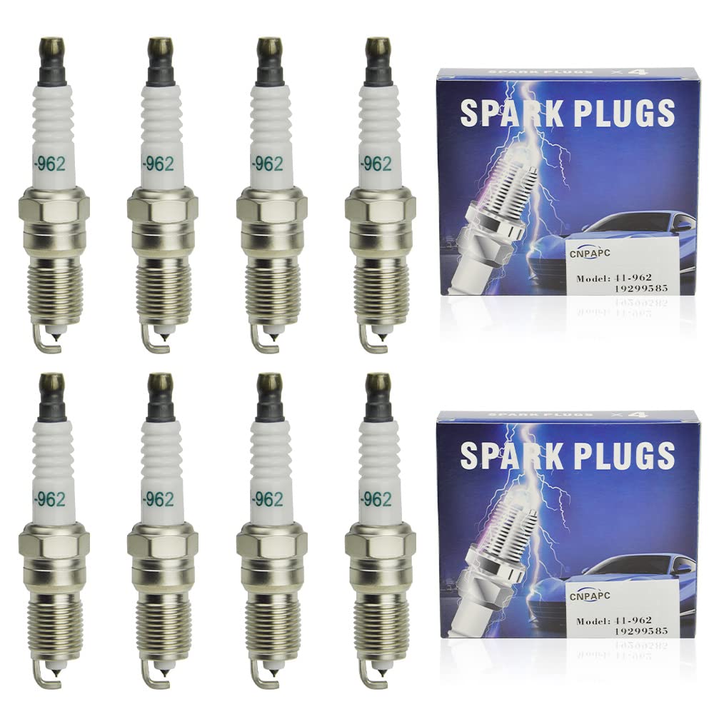 CNPAPC 8-pack iridium spark plugs for GM engines