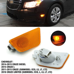 CNPAPC Chevy Cruze front bumper marker light right improves signaling and conspicuity.