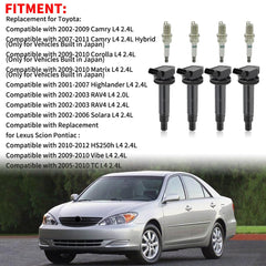 CNPAPC four coil packs in a single set for a complete replacement