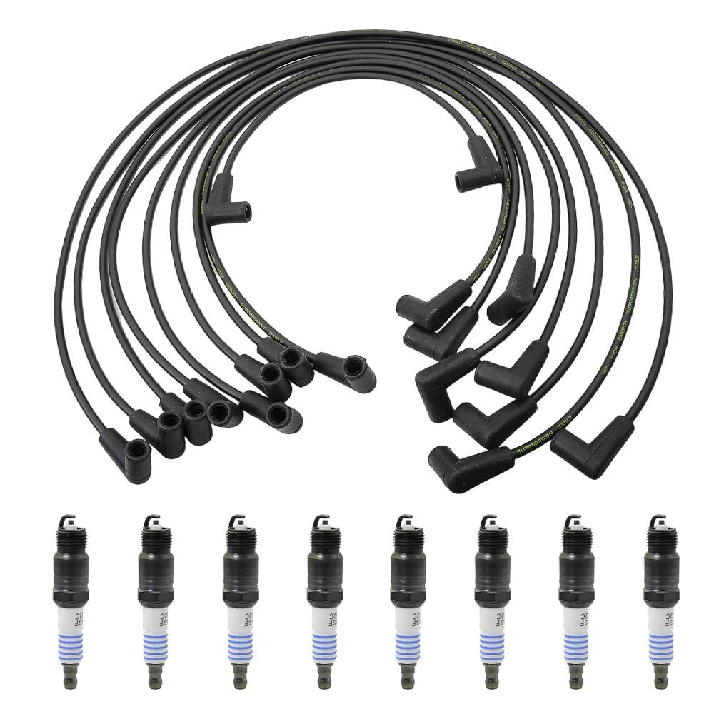 CNPAPC iridium spark plugs set of eight for reliable ignition.