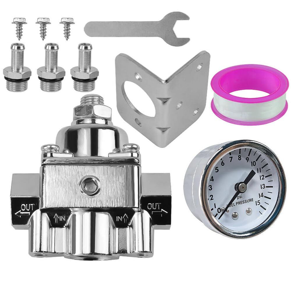 CNPAPC regulator kit includes gauge and screws for easy installation.