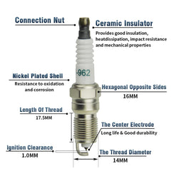 CNPAPC tapered side electrodes spark plug design