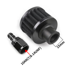CNRAQR 10AN female fitting detail for secure installation.