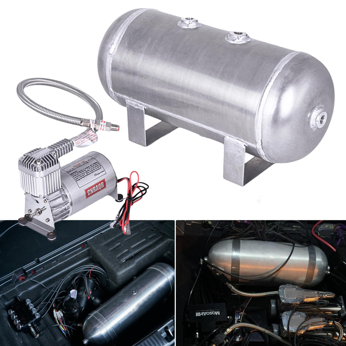 CNRAQR 150 PSI air compressor unit for quick tire inflation