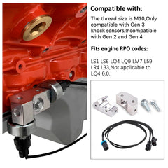 CNRAQR 36-inch knock sensor extension harness enables flexible relocation.