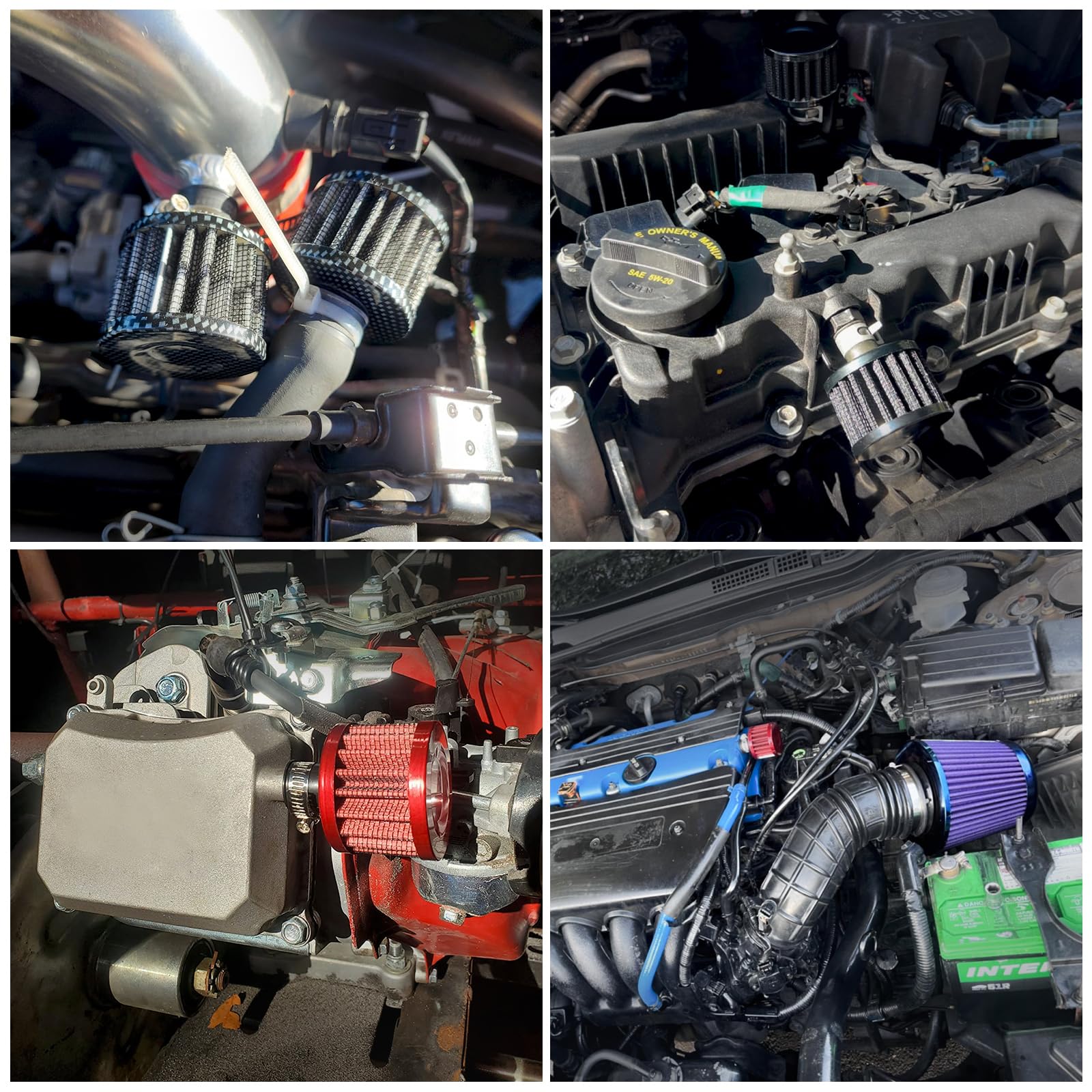 CNRAQR air filter dimensions shot confirms 9mm mounting hole compatibility