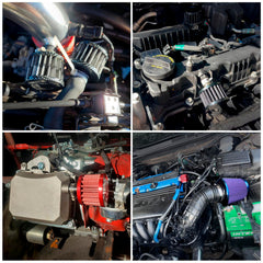CNRAQR aluminum alloy housing with chrome coating for durability.