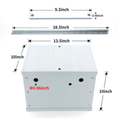 CNRAQR relocation kit side install demonstrates bolt-on design for simple placement.
