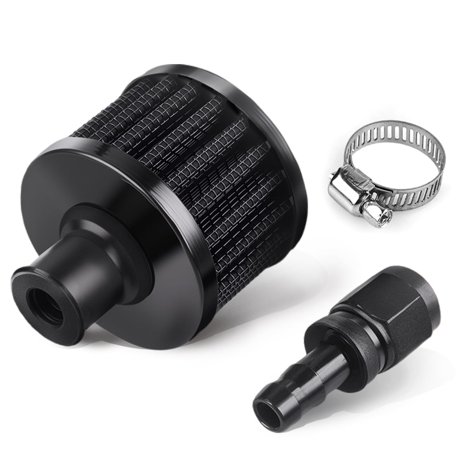 CNRAQR fuel cell breather air filter front view improves air intake filtration and throttle response
