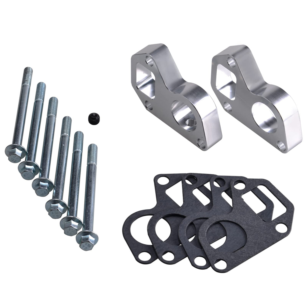 CNRAQR LS water pump spacers kit for Camaro improves alignment during installation.
