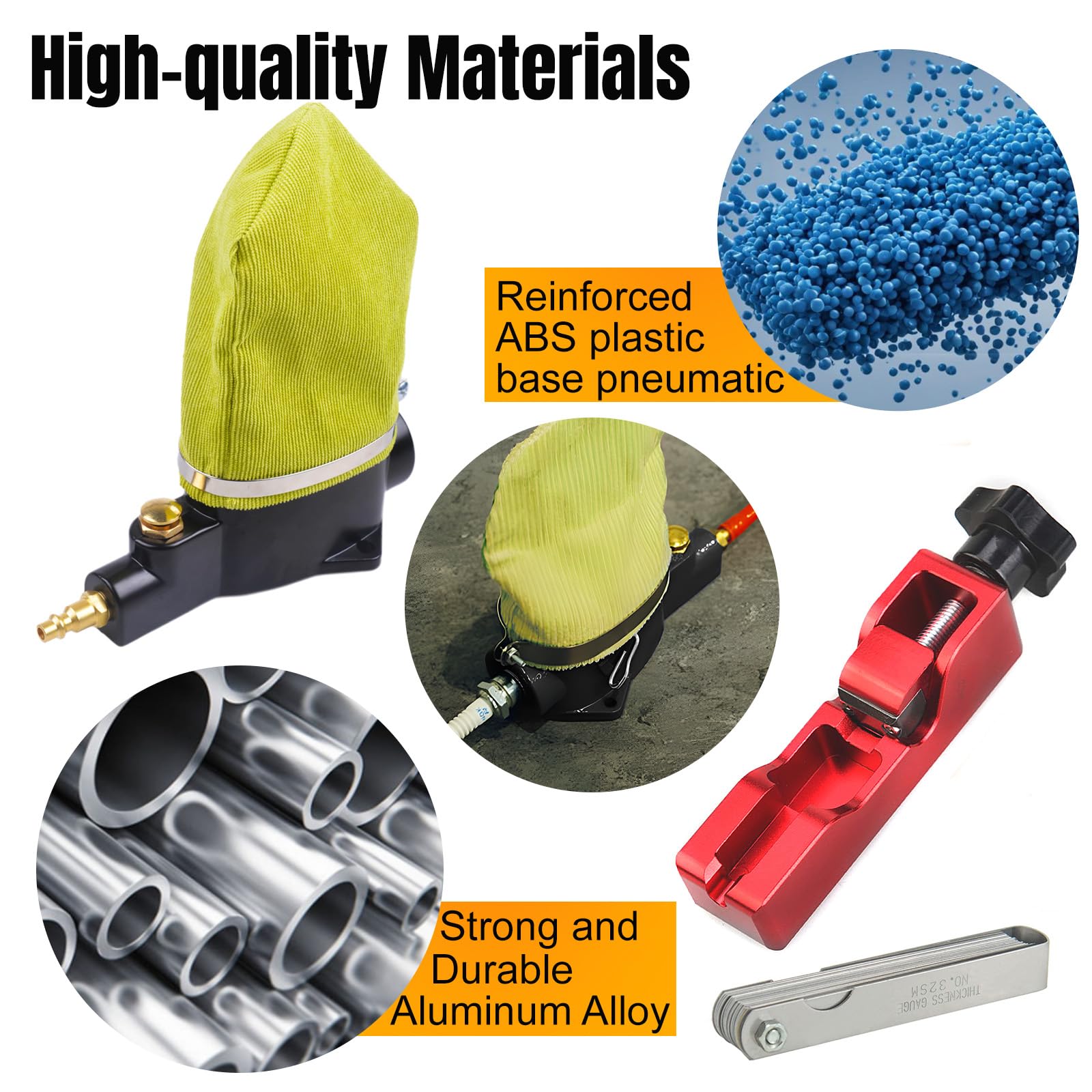 CNRAQR Storage bag, feeler gauge, and gap tool included for organized maintenance.
