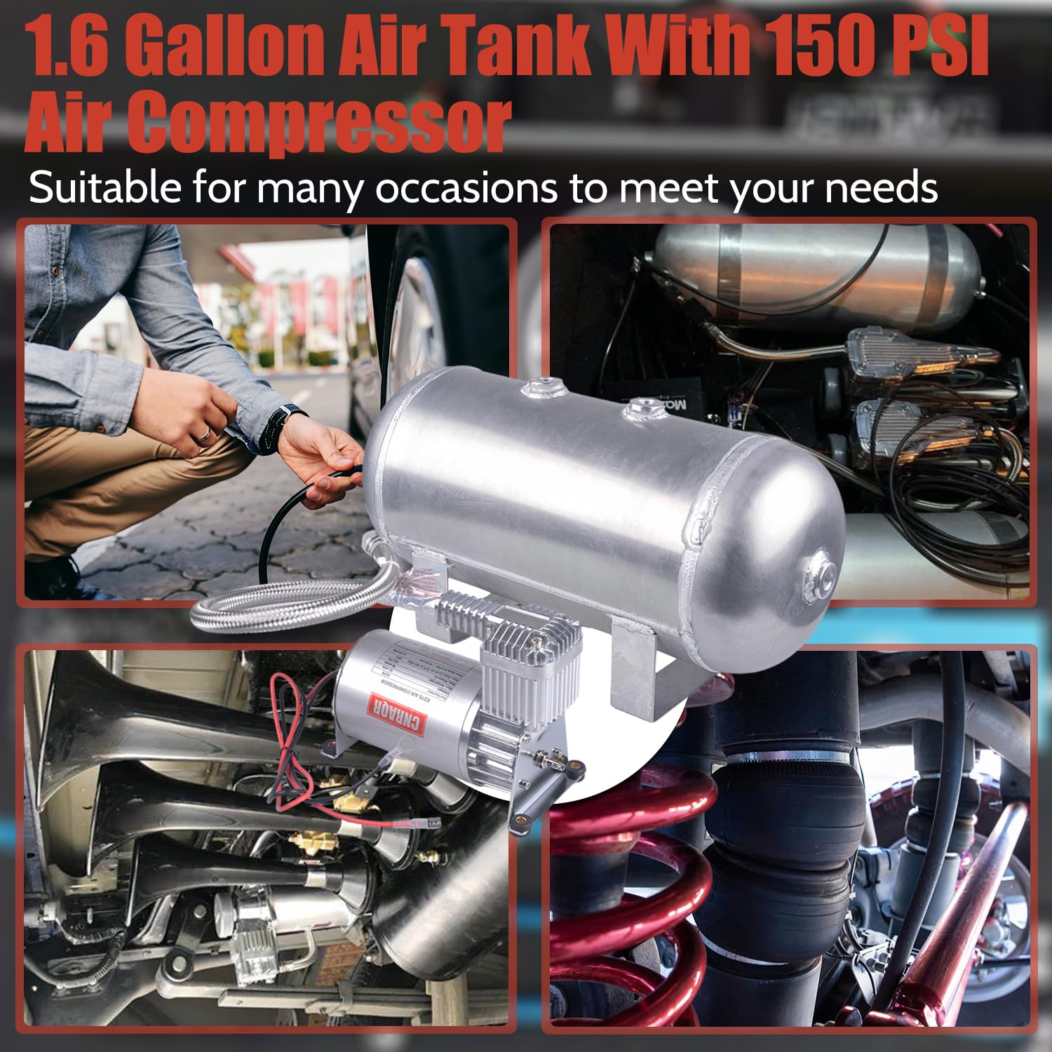 CNRAQR installation on trains, trucks, and trailers for onboard air