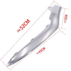 CNUPSM Right passenger front bumper trim for Mercedes improves chrome detail.
