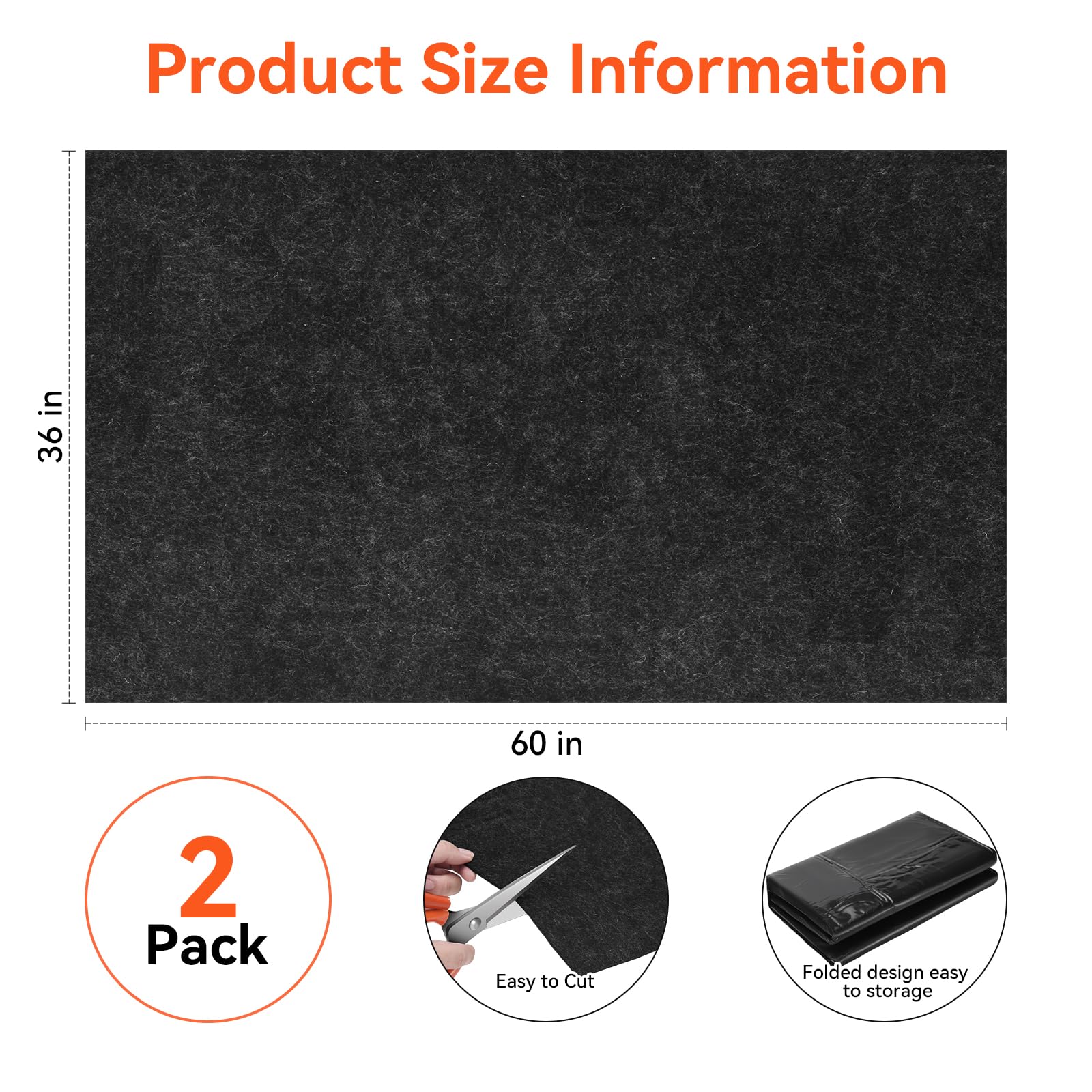 COAGOU oil spill mat with waterproof back protects floors from leaks.