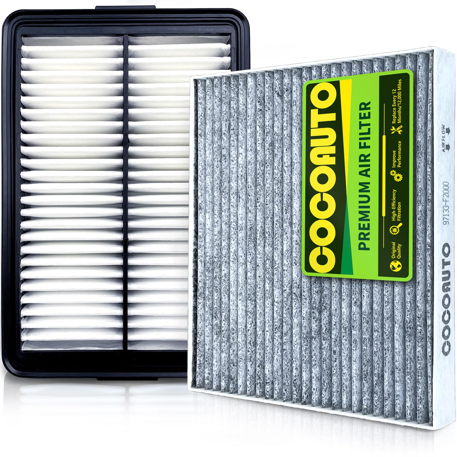 COCOAUTO cabin filter kit for Elantra GT keeps cabin air fresh with easy fit