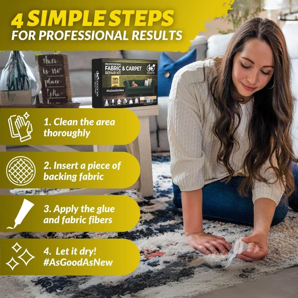 COCONIX flexible and durable repair formula for natural-looking fixes