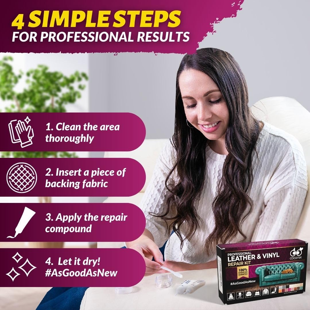 COCONIX quick-dry formula speeds up repairs.