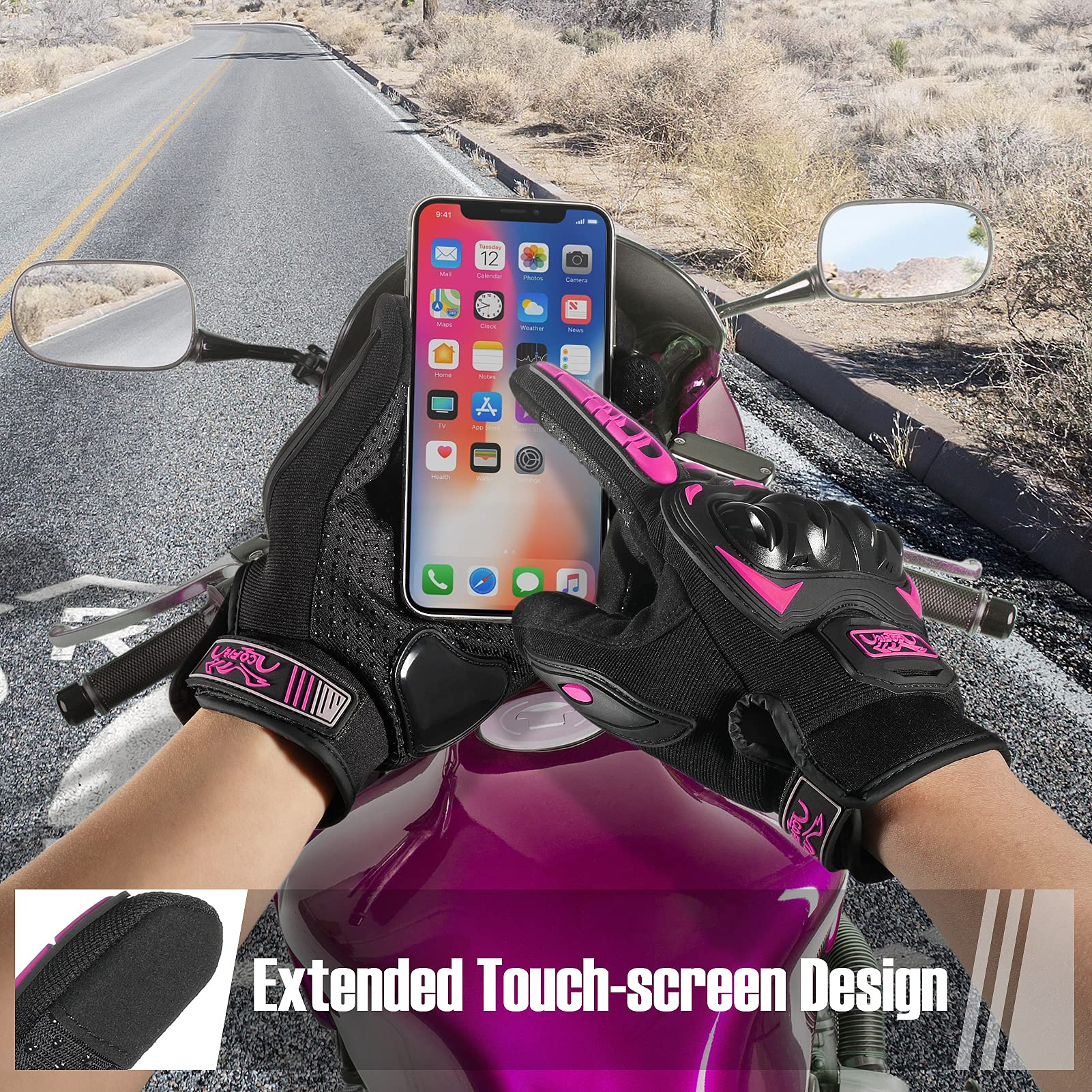 COFIT motorcycle gloves knuckle-protection supports safer rides