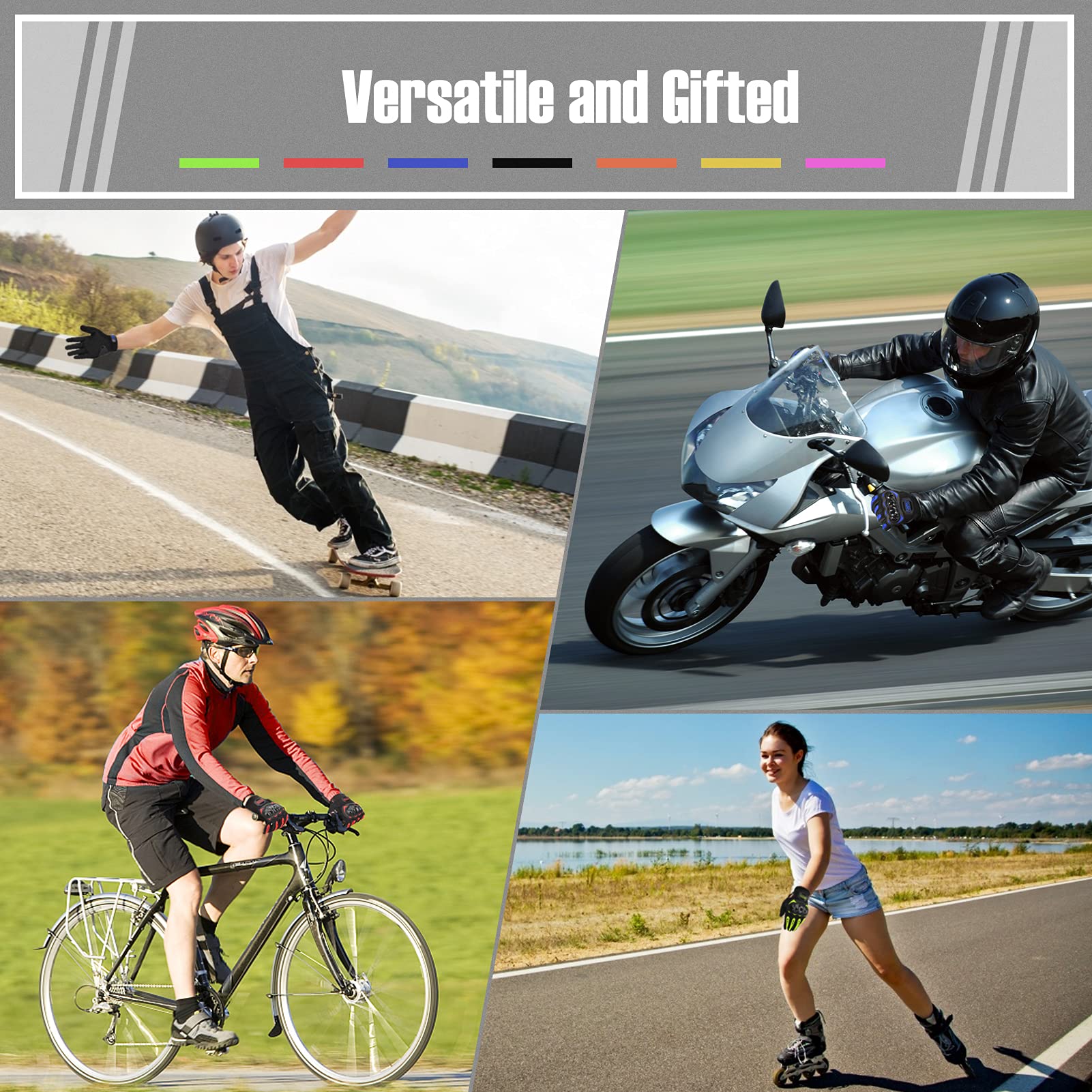 COFIT multi-purpose gloves suit motocross, BMX, cycling and outdoor adventures.