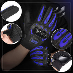 COFIT motorcycle gloves with touchscreen fingertips for device use on the go.