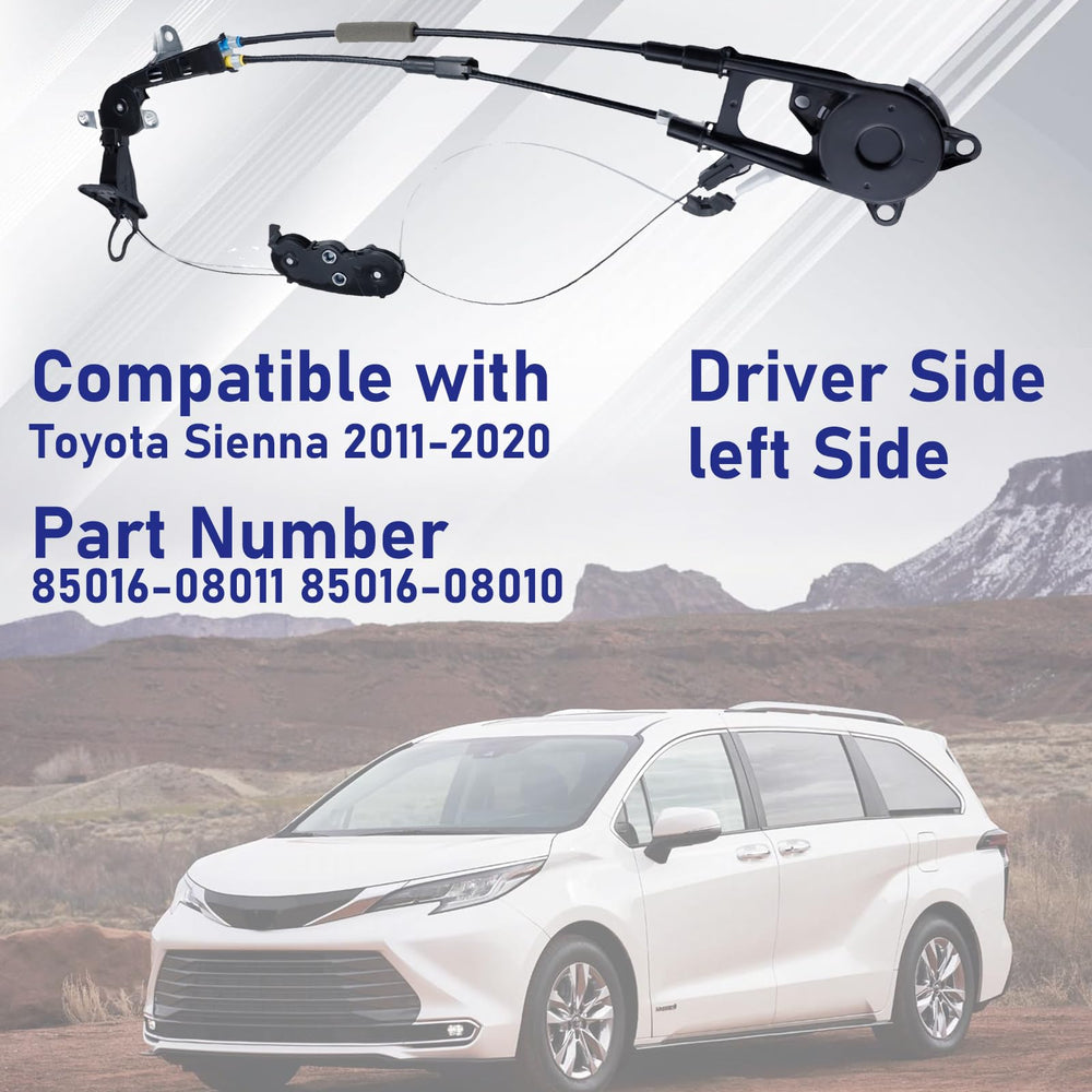 COILFRDS driver-side left cable assembly compatible with 2011-2020 Sienna