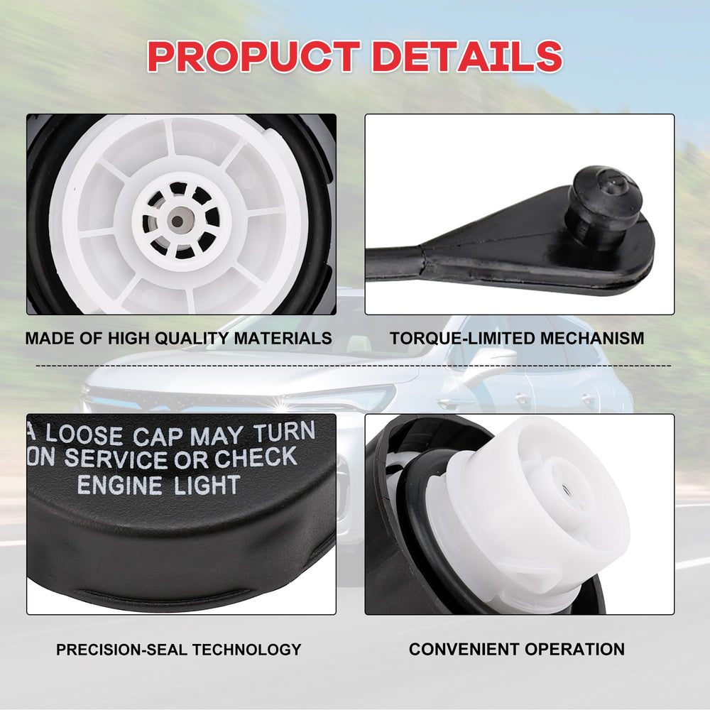Coimoviol fuel cap seal detail shows advanced polymer seals
