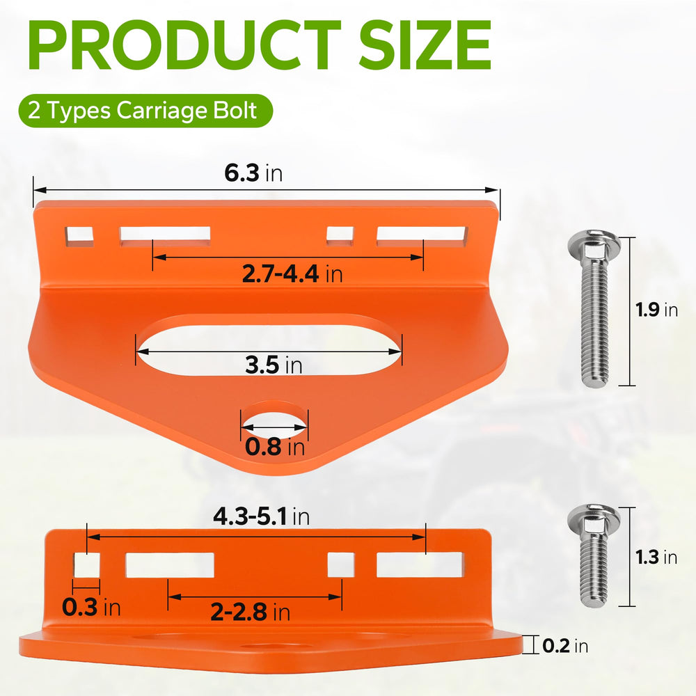 COKNUMBER trailer hitch compatibility with major brands for versatile lawn work