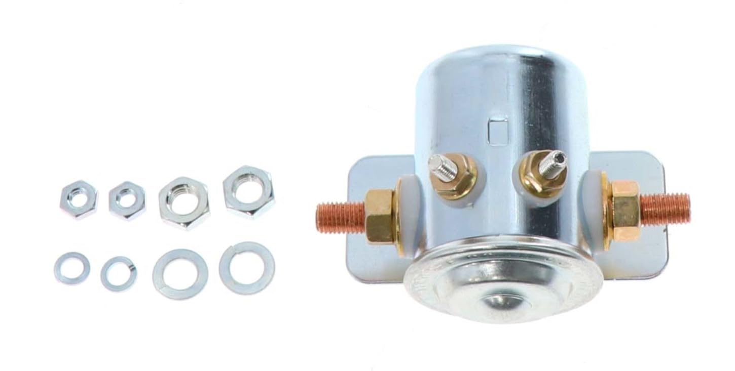 Cole Hersee 24213 solenoid body with plated steel housing for durable heavy-duty use.