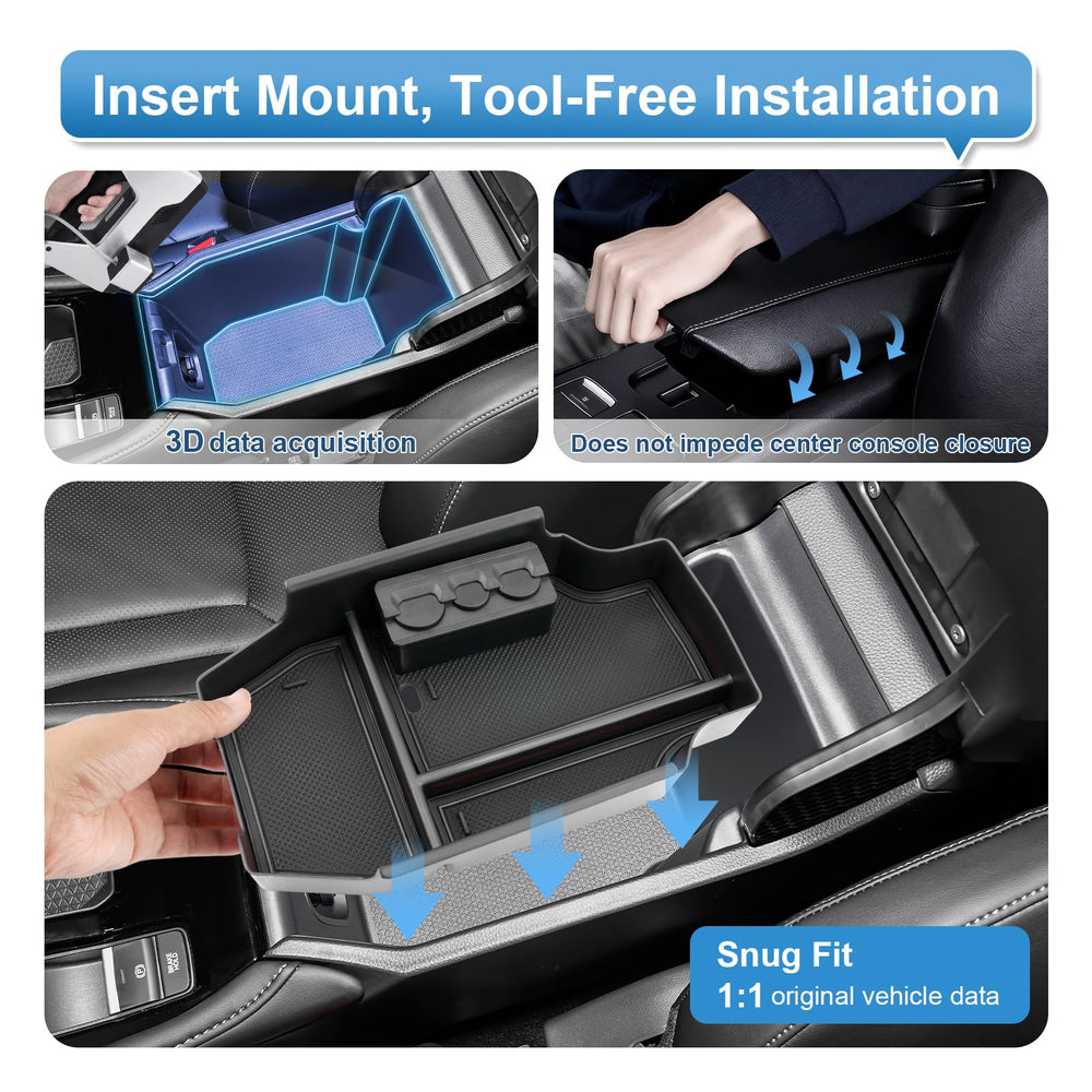 Coleya coin-holder compartment keeps loose change neatly separated.
