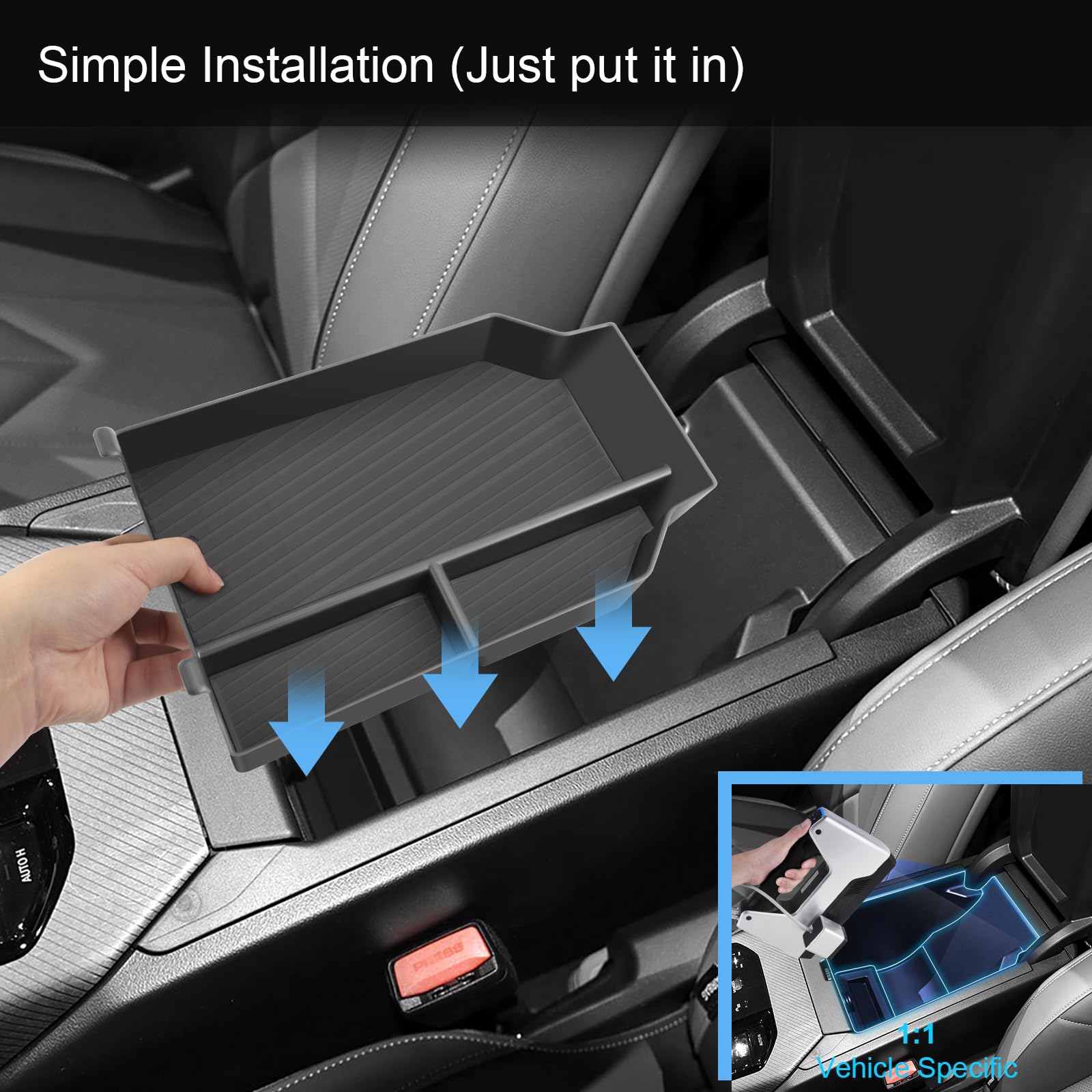 Coleya durable ABS and anti-slip rubber protects contents and reduces rattling.