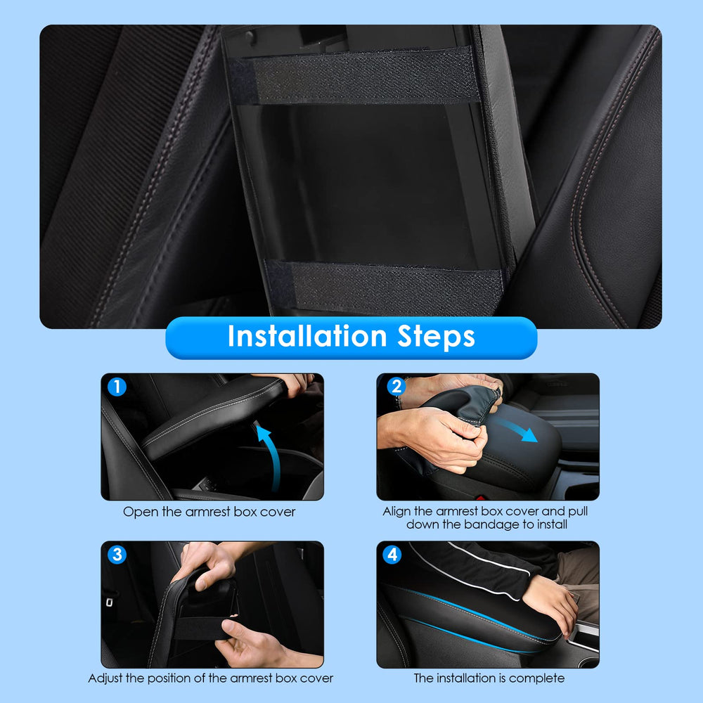 Easy installation for Lexus NX console cover with no tools.