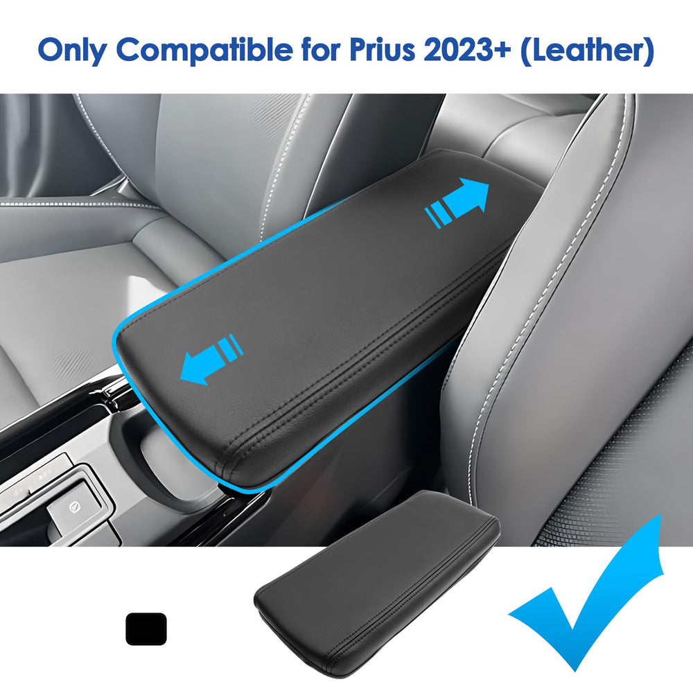 Coleya Prius center console cover side view shows snug fit.
